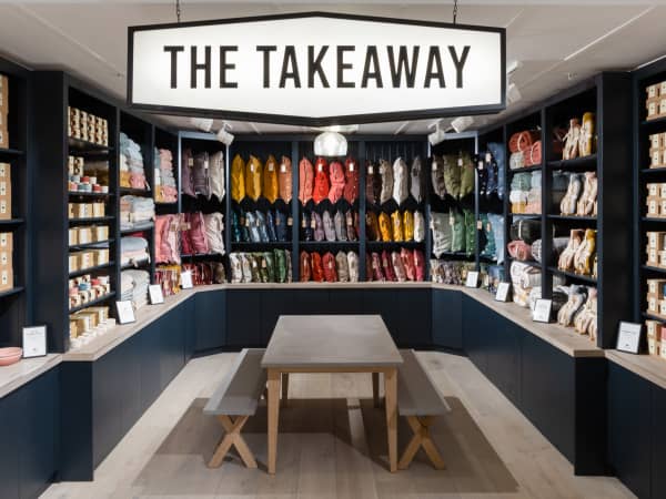 Takeaway area at Guildford Shack Loaf