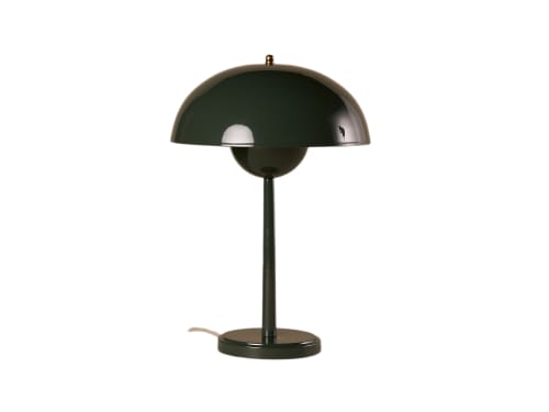 Double Domey Table Light - Large - Grass Clippings - Green
