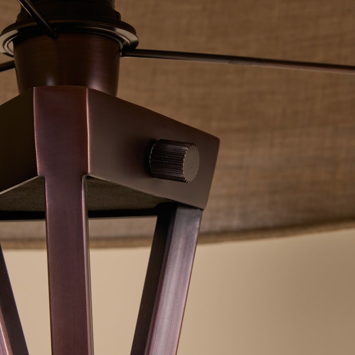 Wanderer Floor Lamp in Blackened Bronze