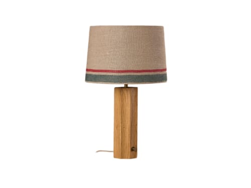 Turner Table Lamp - Large - Light Oak