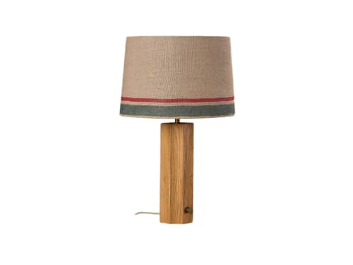 Turner Table Lamp - Large - Light Oak