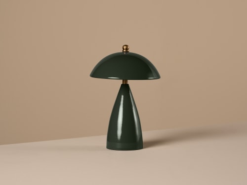 Shroomer No Strings Rechargeable Table Lamp - Small - Grass Clippings - Green