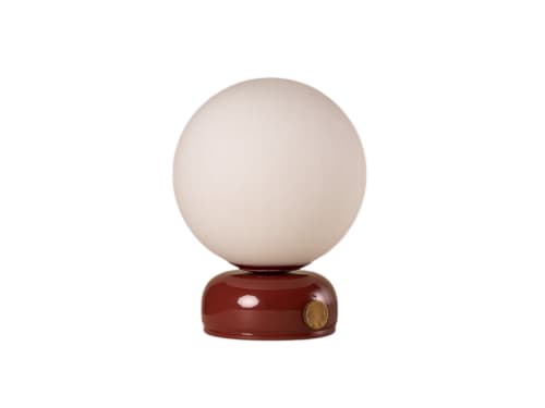 Mooner No Strings Rechargeable Table Lamp - Standard - Toffee Apple - Red