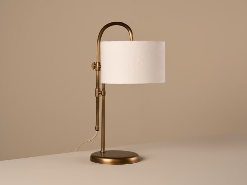 Idler Table Lamp - Large - Antique Brass