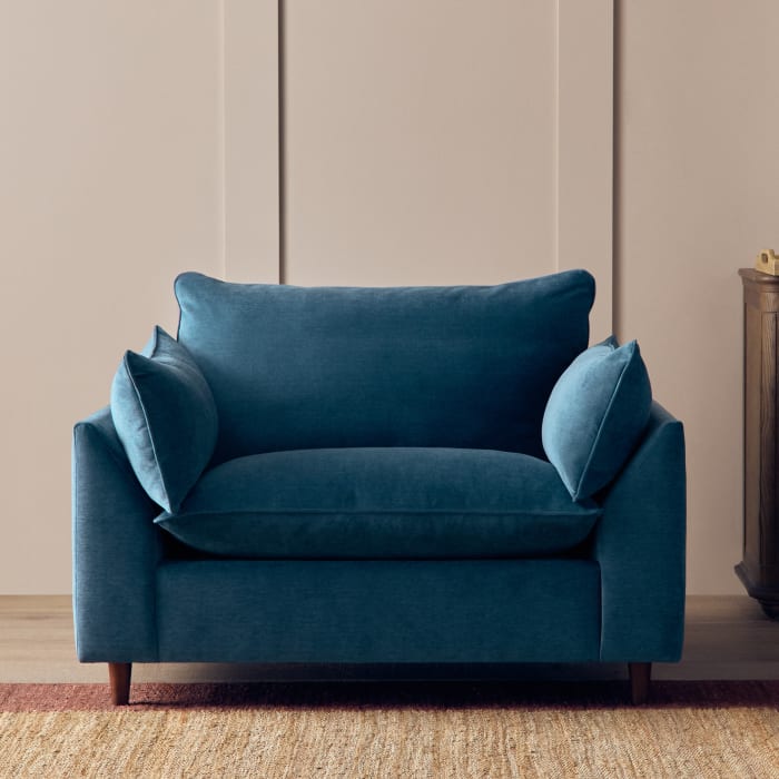 SLOW RISER LOVESEAT SOFABED SHIPPING FORECAST CHENILLE 47300DPI