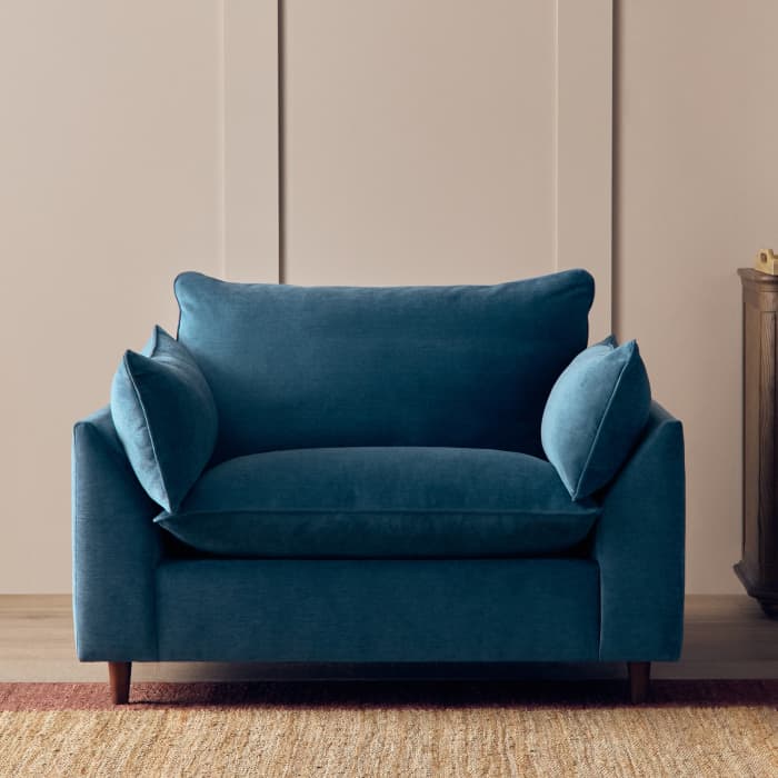 SLOW RISER LOVESEAT SOFABED SHIPPING FORECAST CHENILLE 47300DPI