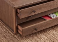 Grand Plan Coffee Table in Dark Oak