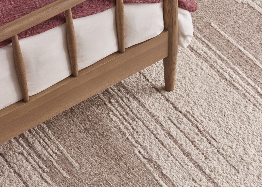Etchy Sketchy Wool Rug - 200cm x 300cm - Truffle Taupe