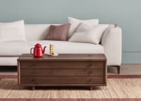 Grand Plan Coffee Table in Dark Oak