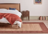 Bordy Edge Jute Rug 200 X 300 cm in Brown