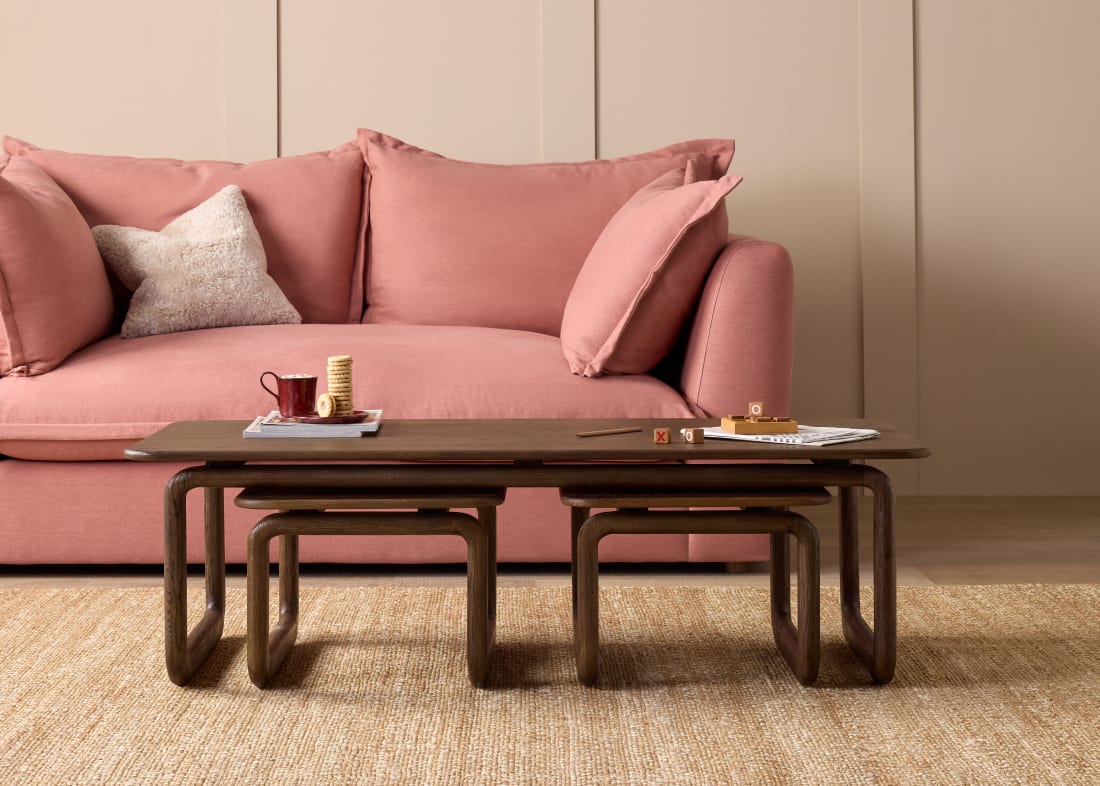 Nest Mates Coffee Table in Dark Oak