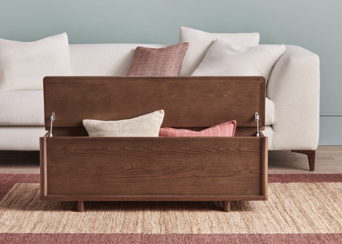 Grand Plan Coffee Table in Dark Oak
