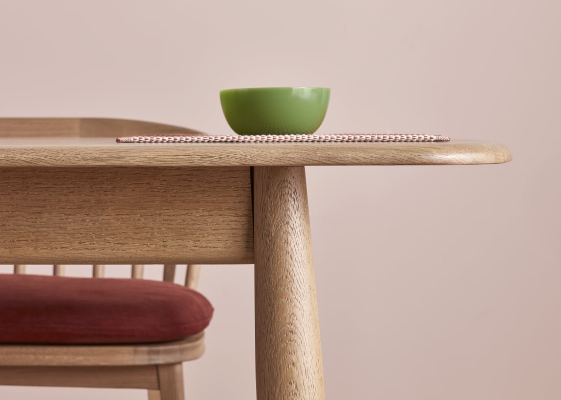 Chinwag Kitchen Table in Light Oak