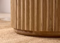 Bobbin Side Table with Wooden Top