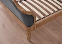 Joelle Bed in Sopping Seagrass Clever Velvet