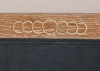 Joelle Bed in Sopping Seagrass Clever Velvet