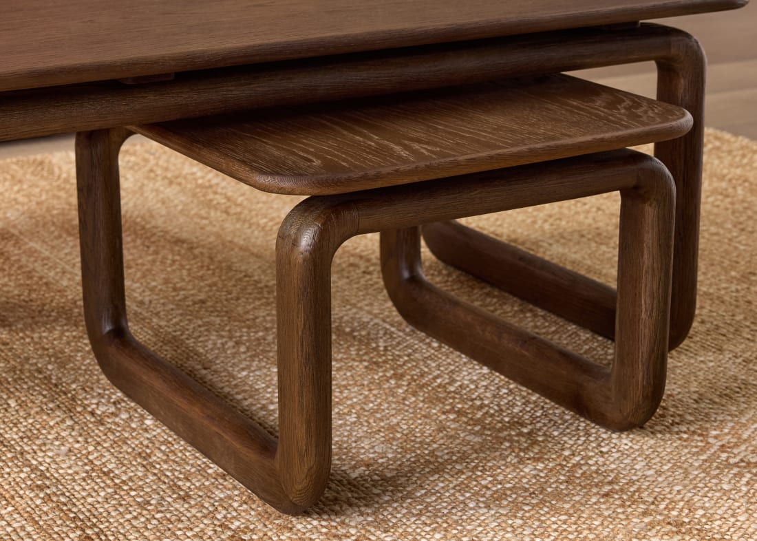 Nest Mates Coffee Table in Dark Oak