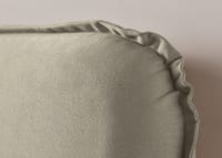 Pillow Talker Headboard in Tea Dunk Beige Slubby Twill
