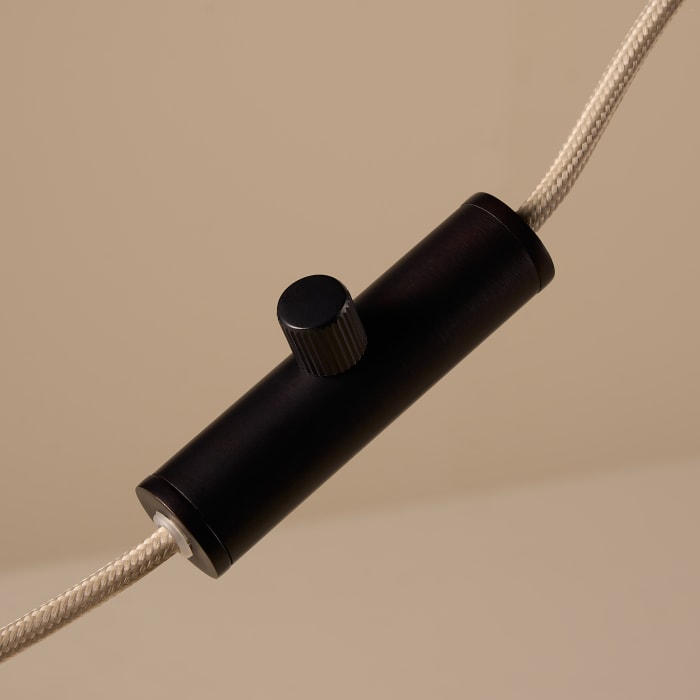 Angler Floor Lamp in Blackened Bronze