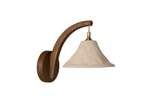 Carver Wall Light - Standard - Dark Oak
