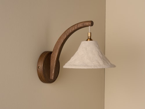 Carver Wall Light - Standard - Dark Oak