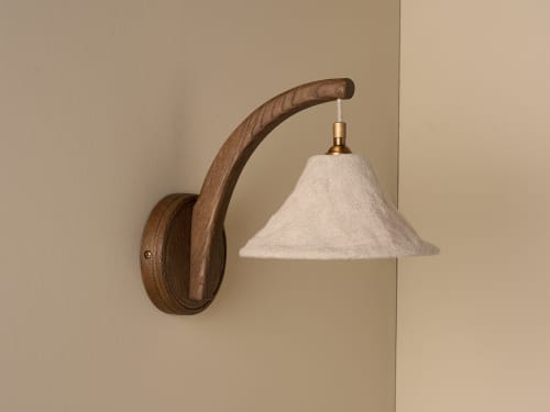 Carver Wall Light - Standard - Dark Oak