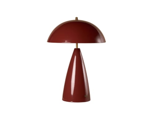 Shroomer Table Lamp - Large - Toffee Apple - Red