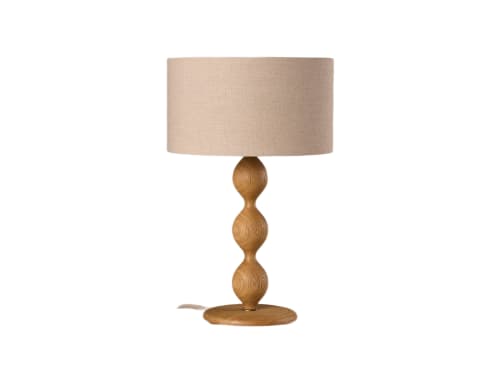 Spindler Table Lamp - Large - Light Oak