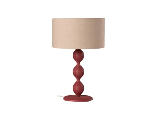 Spindler Table Lamp - Large - Toffee Apple - Red