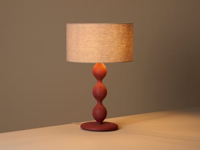 Spindler Large Table Lamp Toffee Apple On HR