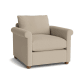 Queenie Armchair - Armchair - Boucle - Egg Box - Beige - Dark Oak Legs
