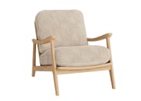 Shearer Squishbag Accent Chair - Accent Chair - Shearer - Natural Shearer - Whitewashed Oak