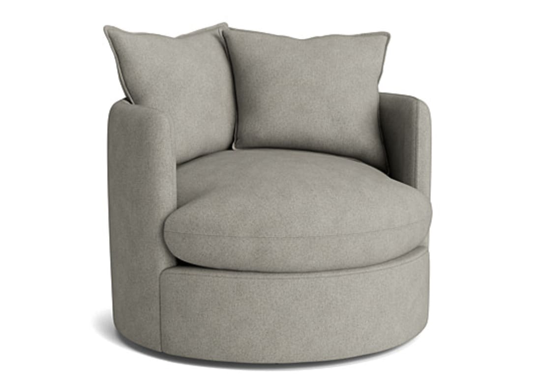 Dunkins Swivel Accent Chair - Accent Chair - Boucle - Whistling Kettle