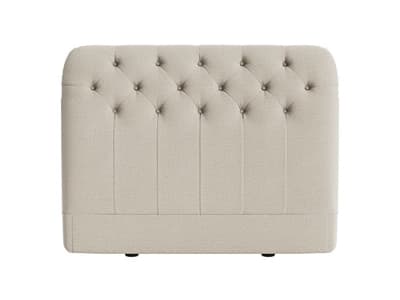 double bedlington headboard in thatch house fabric