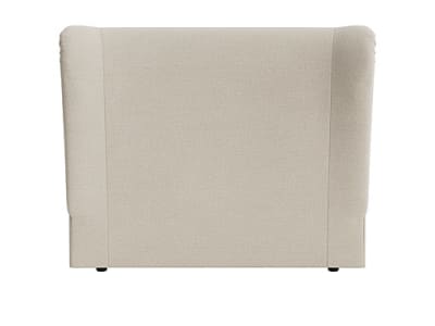 double hugger headboard in thatch house fabric