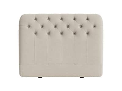double bedlington headboard in thatch house fabric