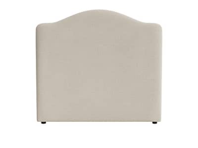 double luna headboard in thatch house fabric