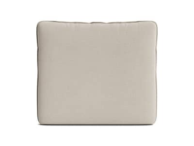 double pillow talker headboard in thatch house fabric
