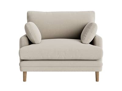 squisharoo love seat in thatch house fabric
