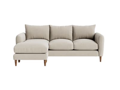 squishmeister chaise sofa large left hand in thatch house fabric