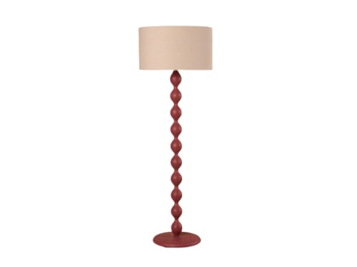 Spindler Floor Lamp - Standard - Toffee Apple - Red