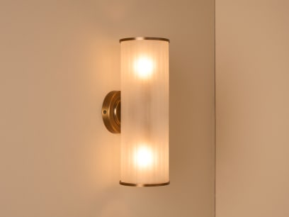 Beamer Wall Light Frosted Side On HR