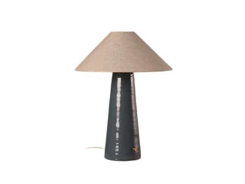 Nester Table Lamp - Large - Sopping Seagrass - Teal