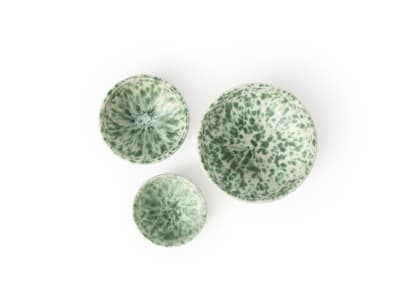 Dipper Set of 3 Bowls Standard Grass Clippings Splatter 1 72dpi