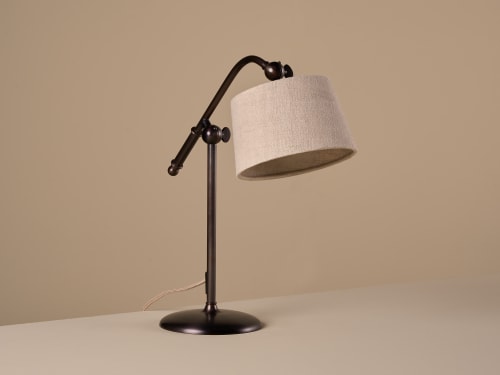 Angler Table Lamp - Large - Blackened Bronze