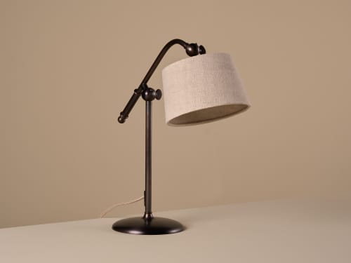Angler Table Lamp - Large - Blackened Bronze