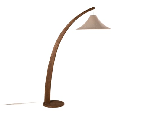 Carver Floor Lamp - Standard - Dark Oak