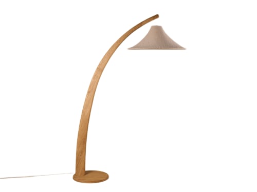 Carver Floor Lamp - Standard - Light Oak