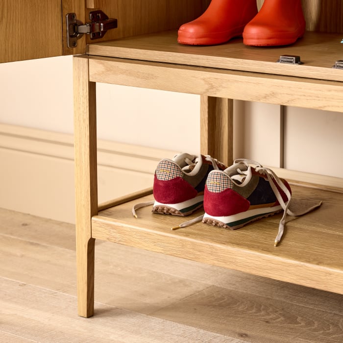 Keeper Legsie Cupboard in Light Oak