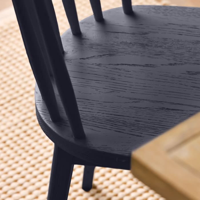 Drummer Kitchen Chair in Milky Way Painted Oak